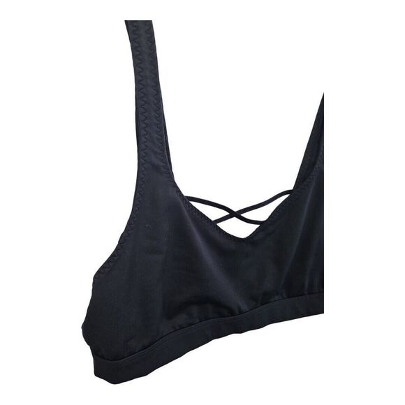 Victoria Sport Victoria's Secret Black Strappy Crisscross Back Sports Bra M - Picture 2 of 8